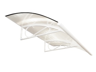 Vchodové stříšky Scobax –  Savespot Lord 160 x 90 cm bílá / čirá