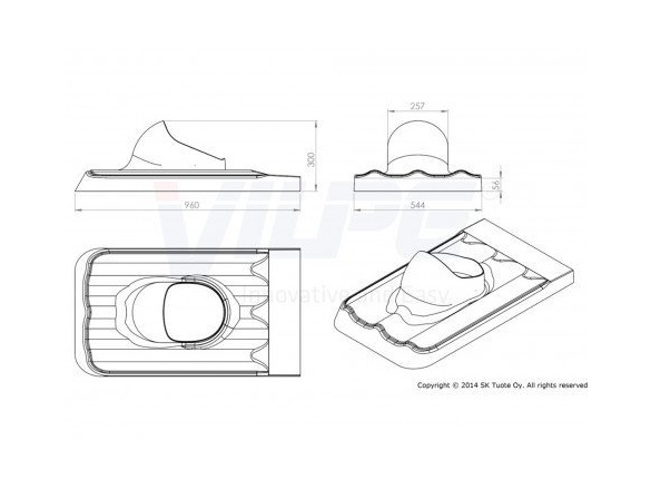 Vilpe Univerzální průchodový prvek XL
