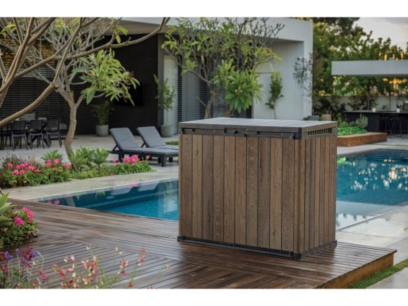 Keter Zahradní úložná skříň Keter DECO SIO DARWIN 1 150 L - walnut / ořech