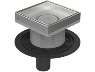 Vpusti Chuděj –  Chuděj PVSU 50 (univerzální) 150 x 150 mm, acél, Kerámia, K3, Nem