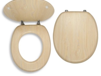 Kiegészítők –  Novaservis WC sedátko s poklopem, dřevěný dekor,  WC/BRIZA