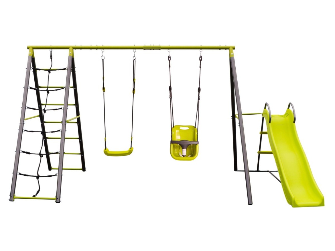 G21 Zahradní houpačka  Tacoma 2 se skluzavkou