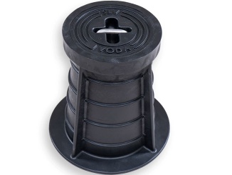 Heckl nyílások – Lentus plastový kruhový poklop ⌀190 mm VODA