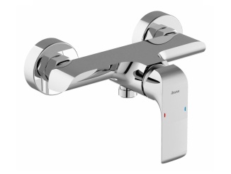 Vodovodní baterie –  Ravak FL 032.20BLM Sprchová nástenná batéria bez sprchového setu, čierna matná