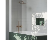 Ravak ES 065.60RGB.O2.RB07D.+S Podomietková batéria 2-cestná pre R-box, so sprchovým setom, ružové zlato kefované