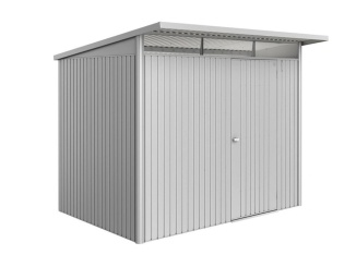 Zahradní domky Biohort –  Avantgarde ECO A2 180 x 260 x 218 cm strieborná stand.dvere