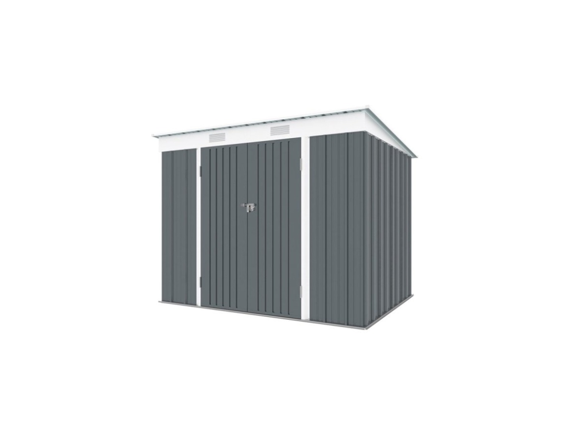 Lemezből készült kerti ház Riwall PRO RMSP 6x8 Anthracite