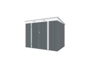 Plechový záhradný domček Riwall PRO RMSP 6x8 Anthracite