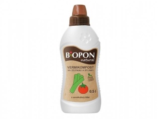 Obrubníky –  Bros Hnojivo na zeleninu a bylinky Biopon Natural Vermikompost - 500 ml
