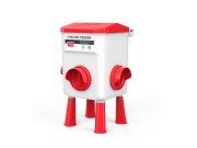 Scobax Automatické plastové krmítko - 8/12 KG, na nožičkách