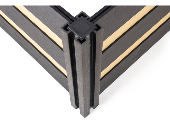 G21 Vyvýšený záhon  Crop Duo 106 x 106 x 57, WPC, Cumaru