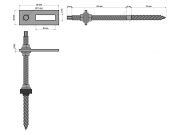 G21 Šroub  kombivrut M10, 200 mm, pro vlnitou střechu, kompletní sada