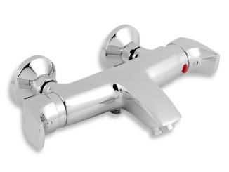 Novaservis –  Novaservis Vanová baterie Metalia 57 150 mm, chrom, nástěnná, termostatická, bez příslušenství,  57920/1,0