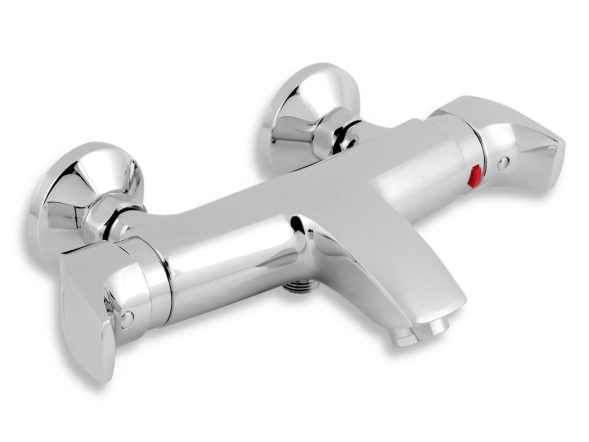 Novaservis Vanová baterie Metalia 57 150 mm, chrom, nástěnná, termostatická, bez příslušenství,  57920/1,0