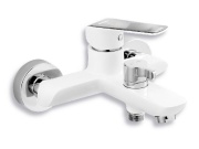 Novaservis Vanová baterie Nobless Tina 150 mm, bílá/chrom, nástěnná, bez příslušenství,  38020/1,1