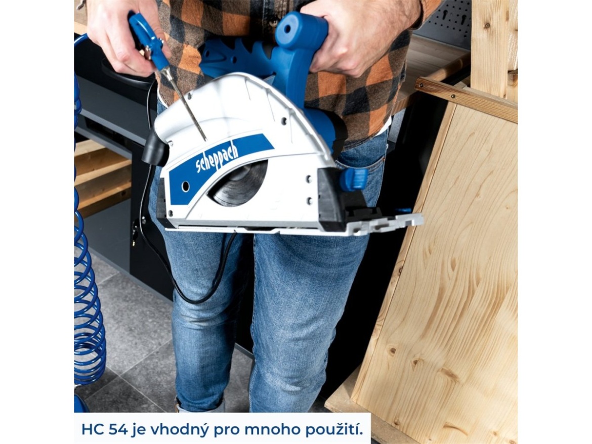 Olejový kompresor 50 l Scheppach HC 54