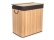 G21 Koš na prádlo  150 l s rozdělovači, bambusový s hnědým košem