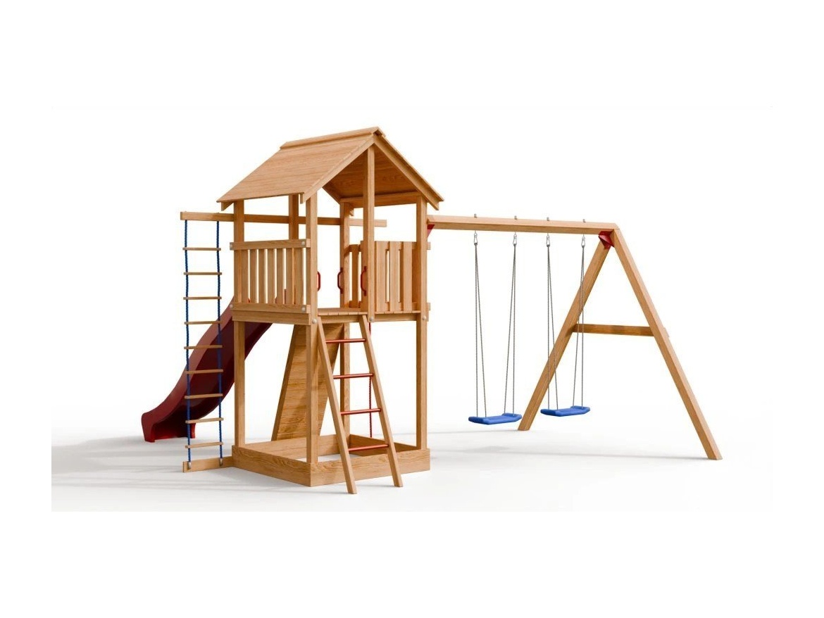 Gyermekjátszótér hintamodullal és csúszdával Česká Manufaktura Honzík Plus