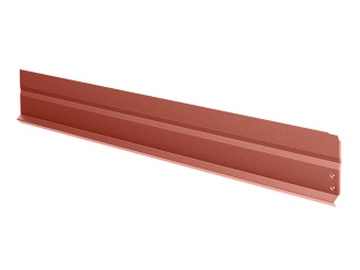 Pajzsok –  závětrná lišta WZ 224 L/P cihlově červená mat