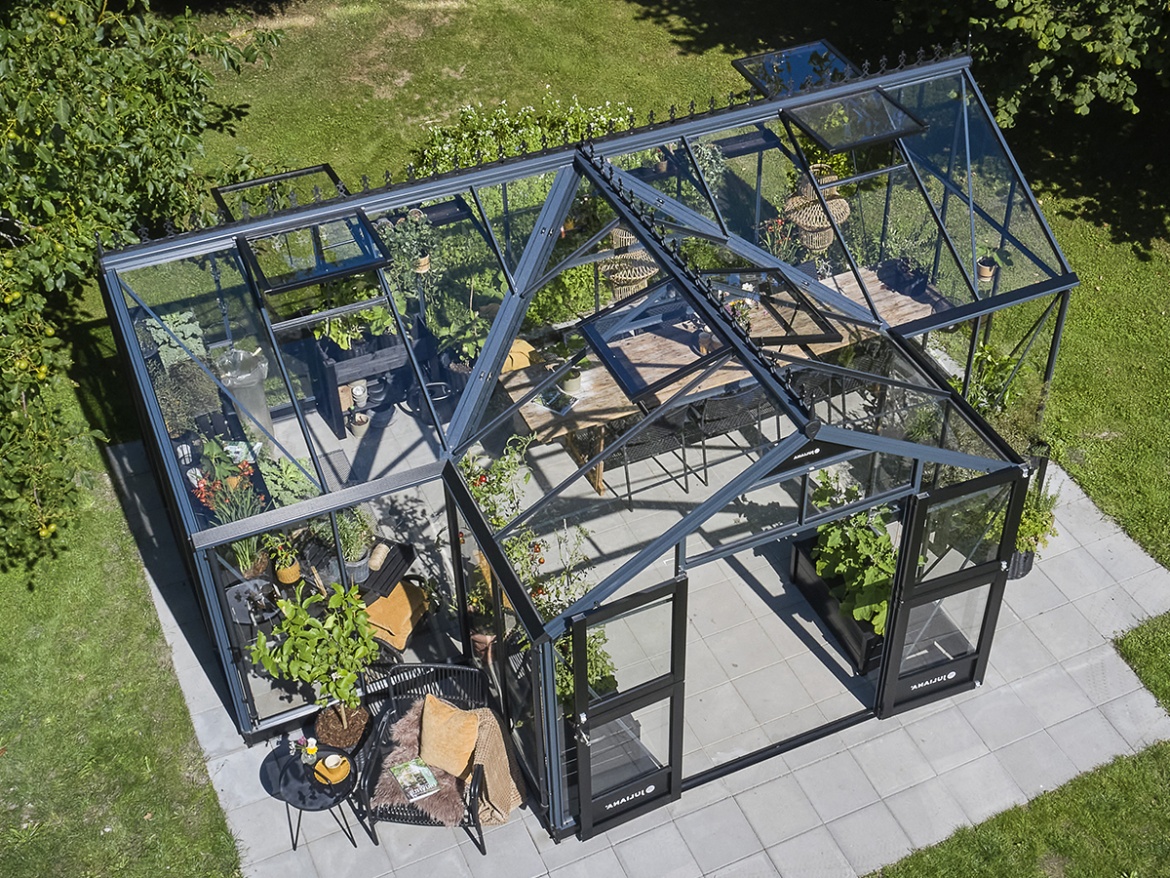 Viktoriánus üvegház/narancsház Juliana Orangeri