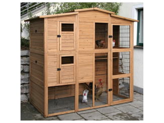 Kurníky –  Scobax Dřevěný maxi kurník BARCELONA XXXL, 2220 x 1150 x 2000 mm