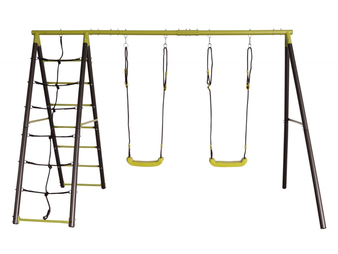 G21 Houpačka  plastový sedák zelený, 2 ks
