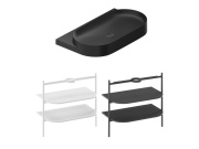 Ravak Umývadlo Yard 80, s otvorom pre batériu, bez prepadu, biela