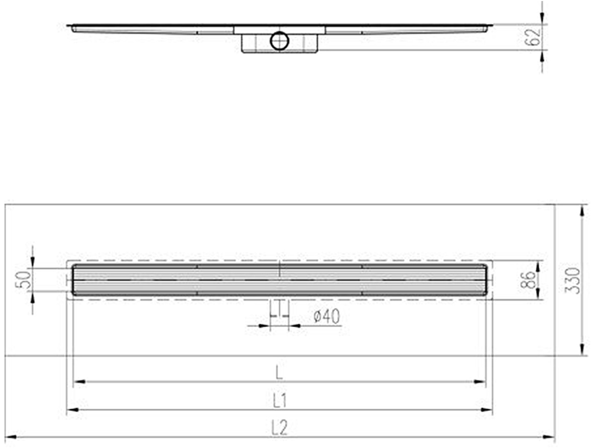 Žlab Chuděj Aquarius LZB 40 (s izolací)