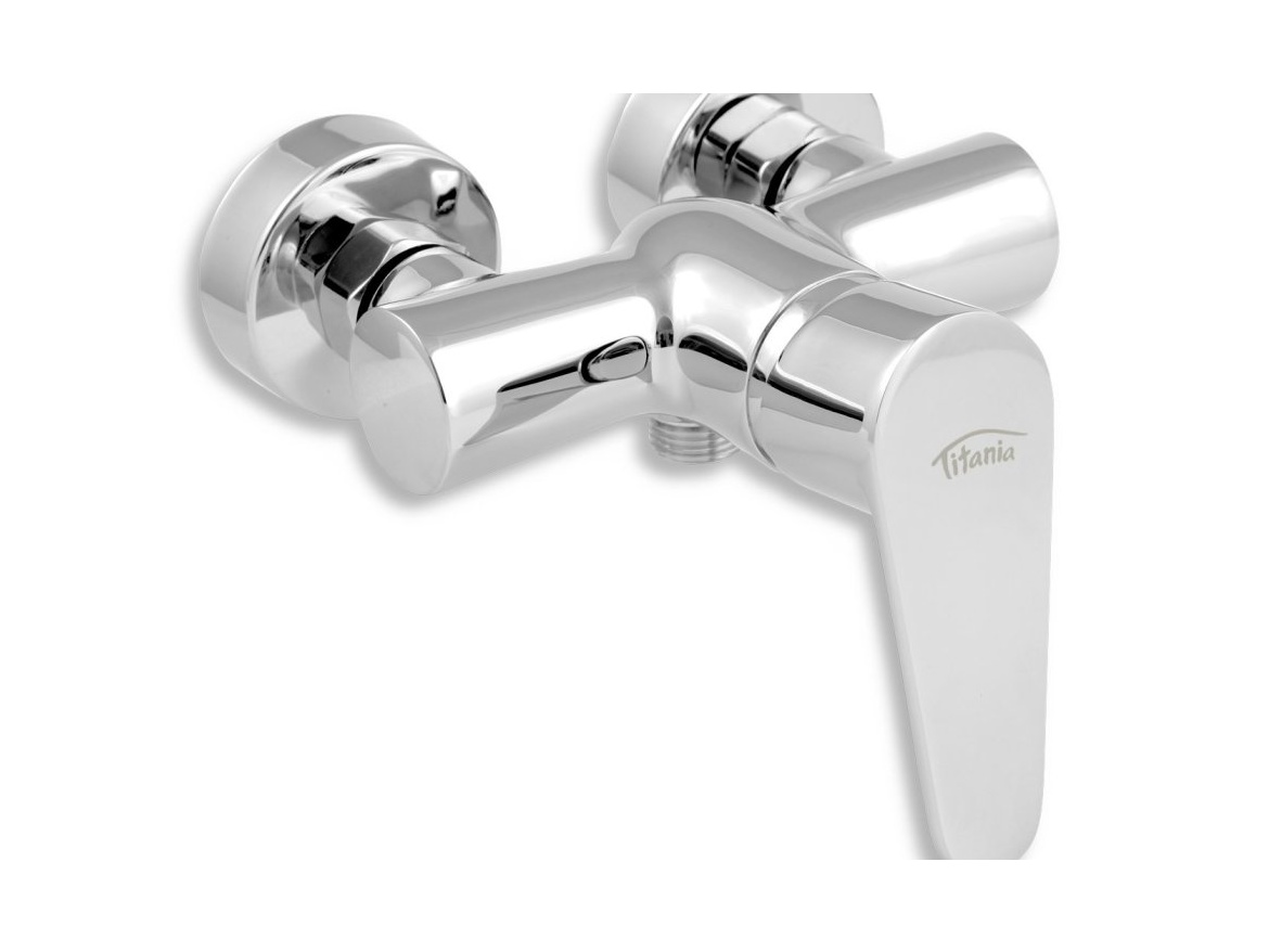 Novaservis Sprchová baterie Titania Fresh 100 mm, chrom, nástěnná, bez příslušenství,  96065/1,0