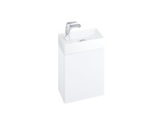 Ravak Umývadlo Veda Slim 40, s otvorom pre batériu, bez prepadu, antracit