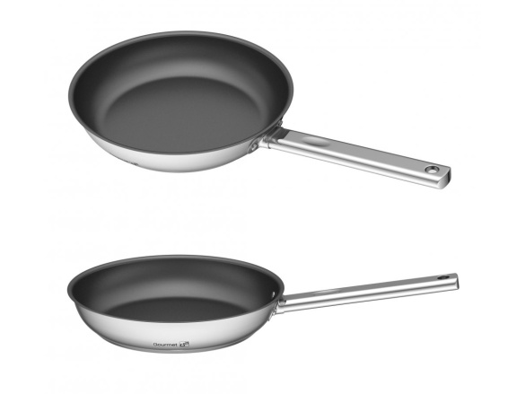G21 Pánev  Gourmet Magic 28 cm s poklicí, nerez