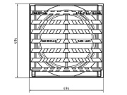 Vtoková mříž Kasi KM12P