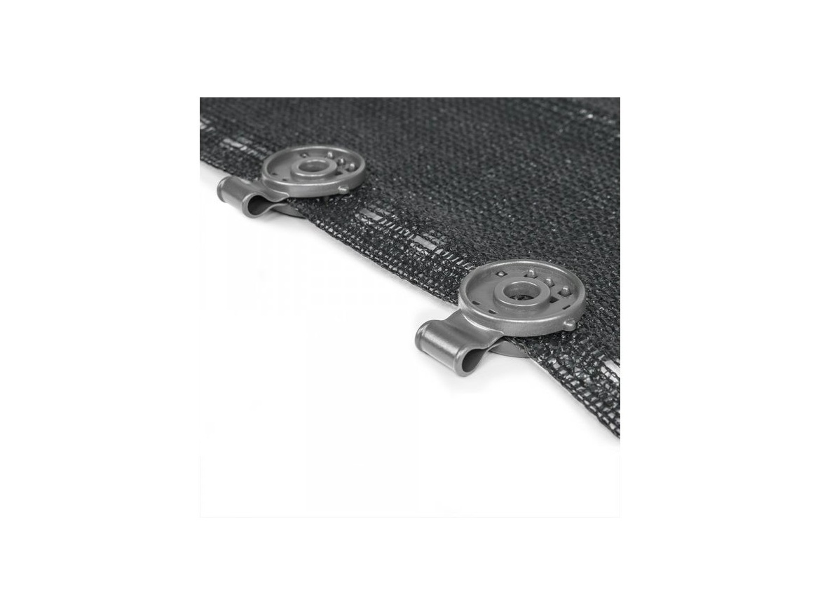 Bradas Upínací spona Bungee Cork pro stínící sítě - šedá 50 ks