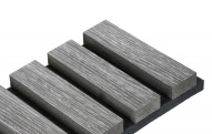 G21 Akustický panel  270x60,5x2,1 cm, tmavě šedý dub