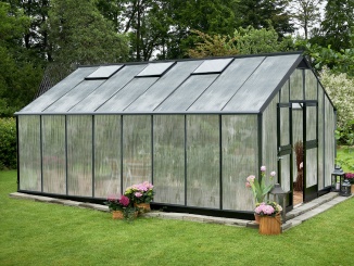 Gartner –  Juliana Gartner 5,8 m x 3,7 m, antracit, polykarbonát 10 mm