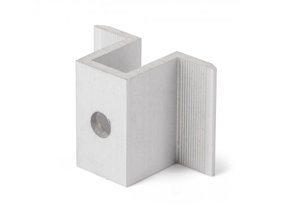 G21 Úchyt panelu  středový stříbrný