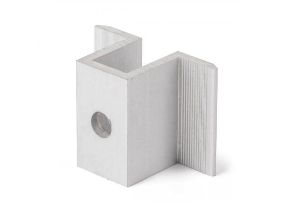 G21 Úchyt panelu  středový stříbrný