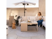 COSI Stůl s plynovým ohništěm - typ Cosiloft 120 béžový/pískový