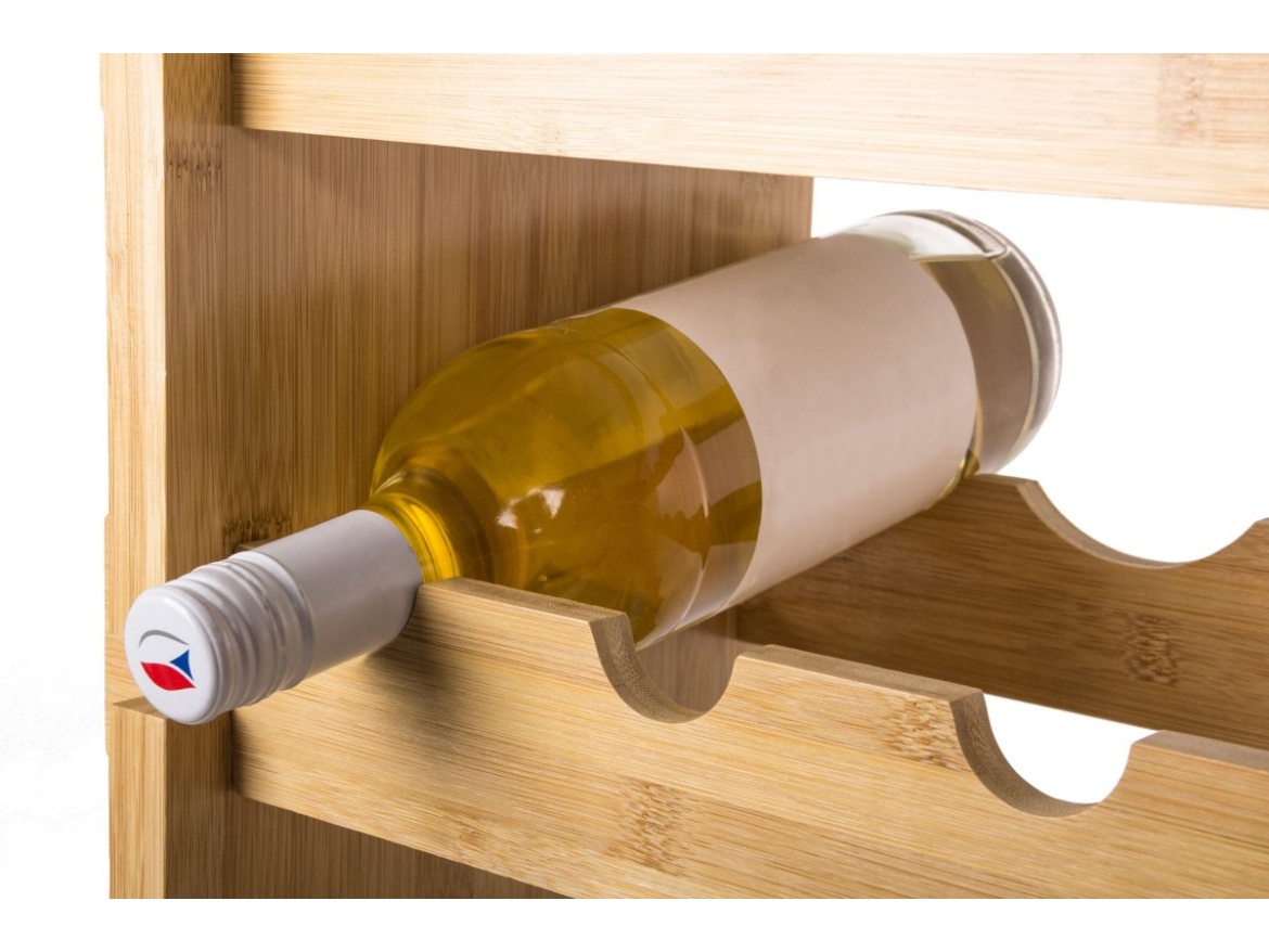 G21 Regál na víno  na 72 lahví, bambusový