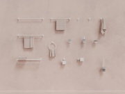 Ravak KN 200.20GB Držák s mýdlenkou, grafit kartáčovaný