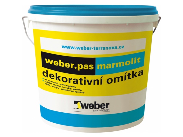 Omítka Weber Weberpas marmolit