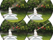 Bradas Zahradní otočný postřikovač WHITE LINE - 4 funkční