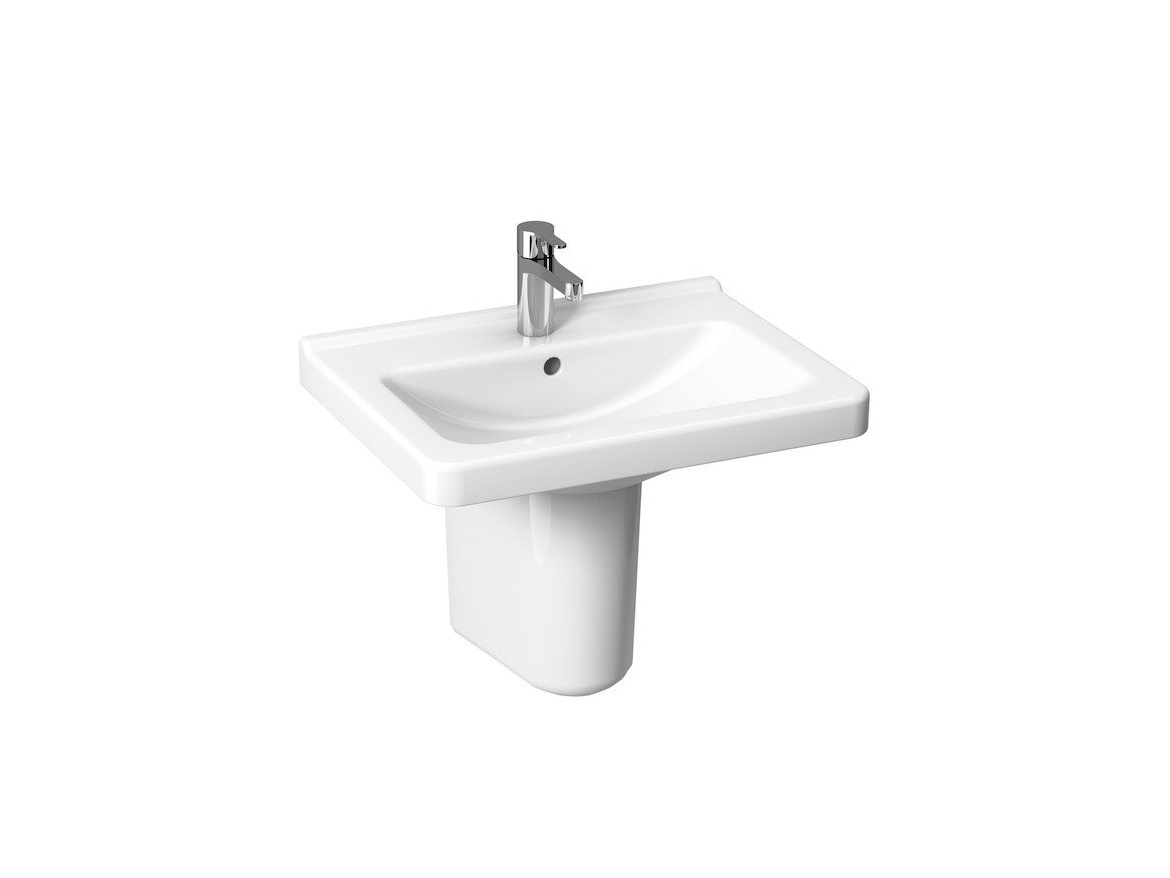 JIKA Umyvadlo Cubito 60x45 cm, s otvorem, bílé, na stěnu, s přepadem, , H8104230001041
