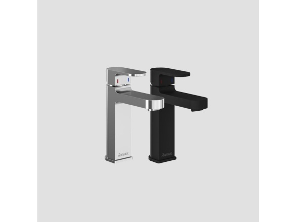 Ravak CR 014.20BL Umývadlová batéria 180 mm bez odtokovej armatúry, čierna