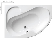 Ravak Vana Rosa I 140x105 L