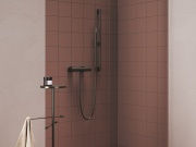 Ravak ES 032.20BLM Sprchová nástěnná baterie bez sprchového setu, černá matná