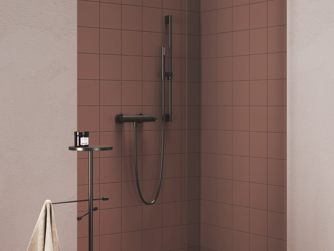 Ravak ES 032.60GLB Sprchová nástěnná baterie bez sprchového setu, Gold Brushed