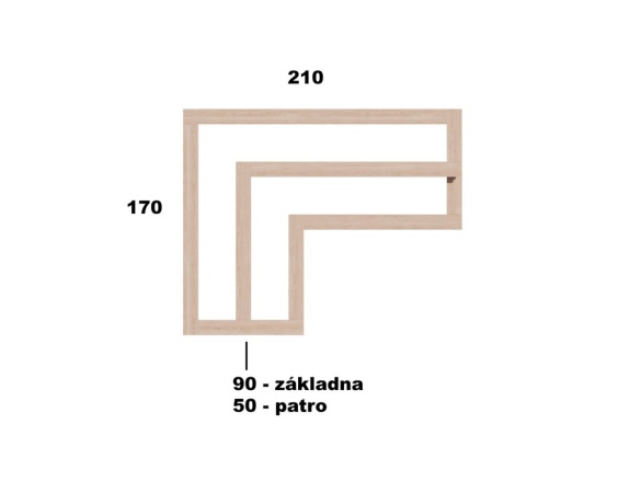 Emelt ágyás Česká Manufaktura Typ 5