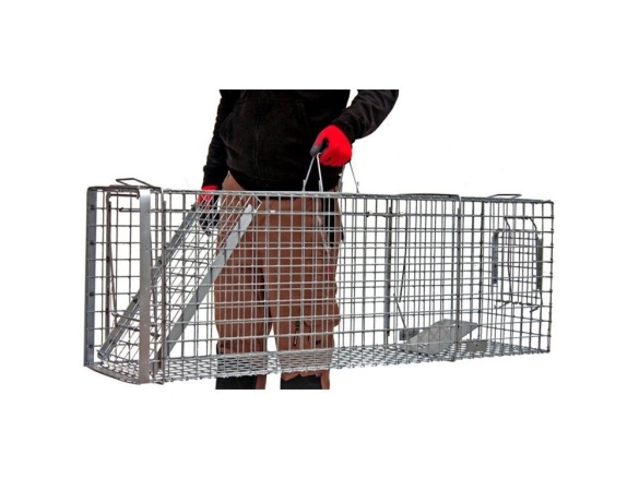 Scobax Profesionální past na lišky, kuny, vydry a kočky TRAP H120x34x42