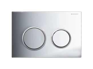 Příslušenství –  Geberit Deska ovládací GEBERIT OMEGA 20 chrom lesk/chrom mat, 115.085.KH.1